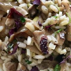 A picture of Sunny Shrooms Risotto.