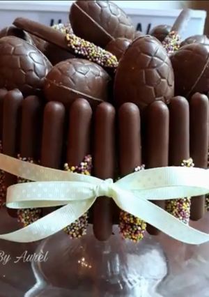 Une photo de ☆Charlotte au Chocolat de Pâques☆