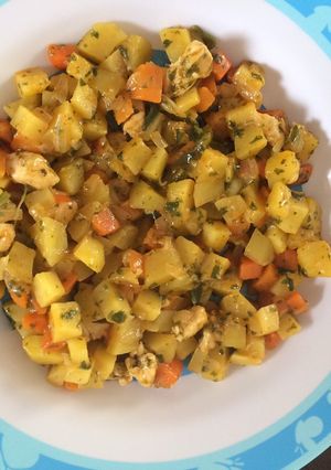 Csirkés krumpli 10 hónapos kortól recept fotója