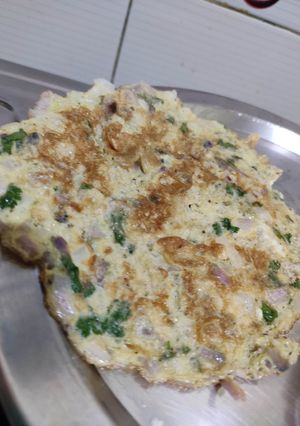 A picture of Quick omelette recipe.