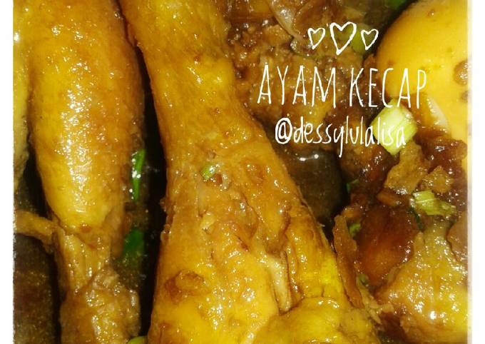 Ayam kecap menu anak