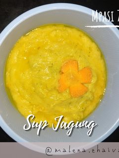 Foto resep Sup jagung (Mpasi) 7m+