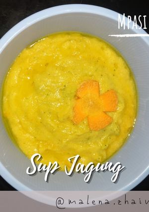 Foto resep Sup jagung (Mpasi) 7m+
