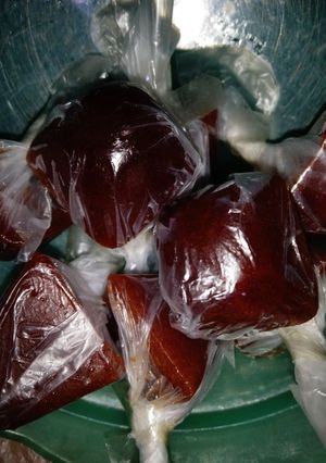 Una foto de Chupetas caseras de guayaba