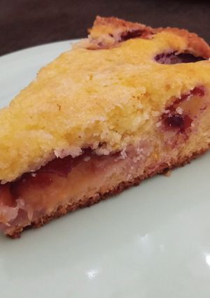 Una foto de Tarta de ciruelas