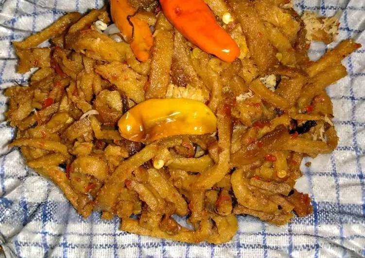 Bagaimana Menyiapkan Sambal goreng menjes, Sempurna