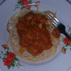 รูปของ Spaghetti aroma bumbu arab