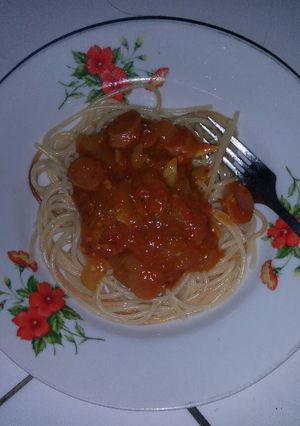 Foto resep Spaghetti aroma bumbu arab
