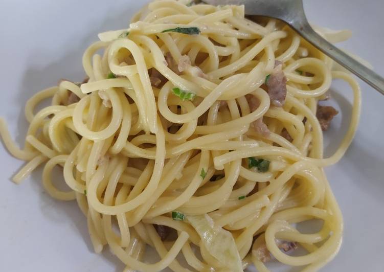 Resep Spagetti carbonara yang Lezat