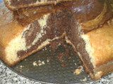 Bizcochuelo marmolado