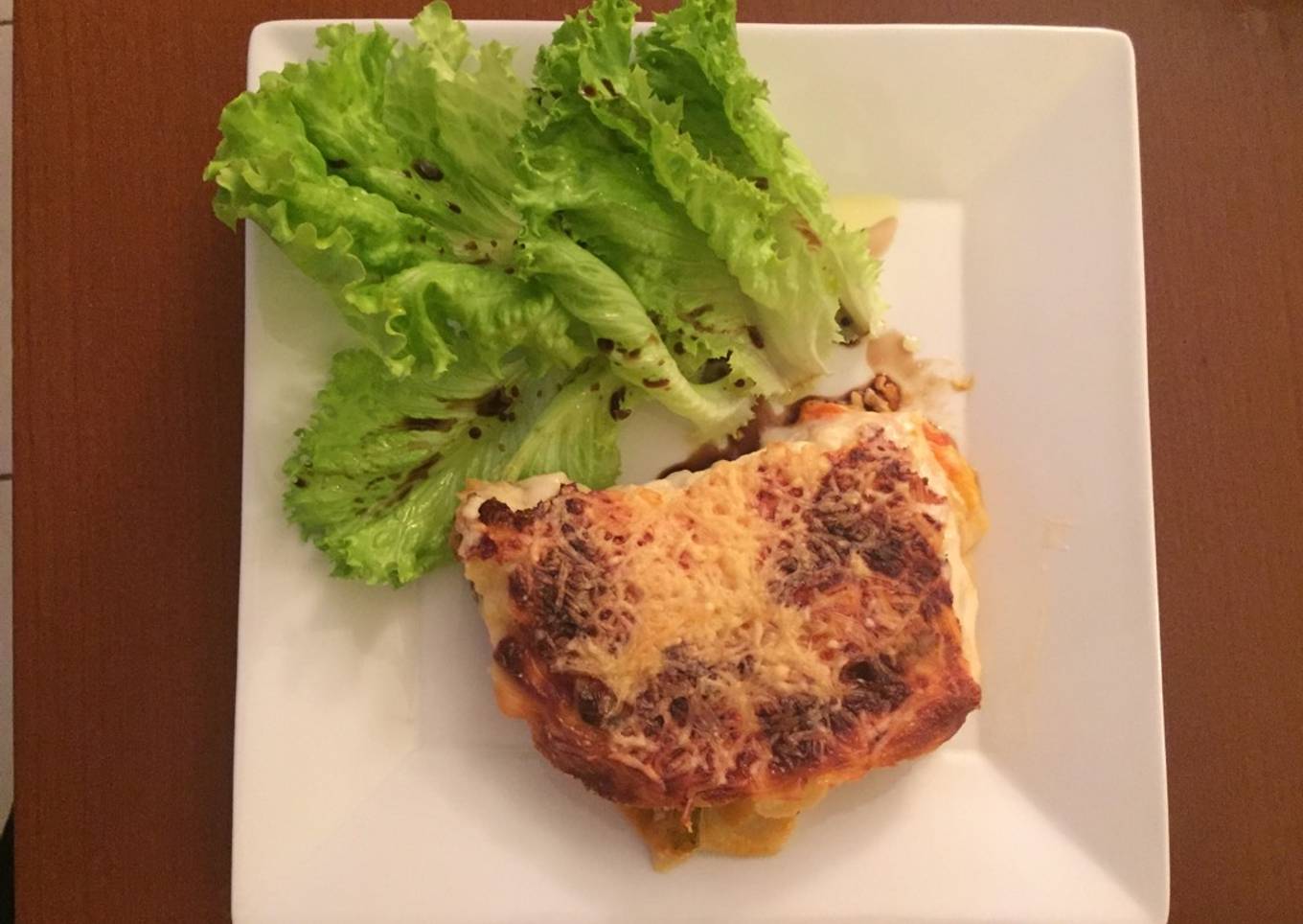 Lasagnes aux aubergines et légumes du soleil