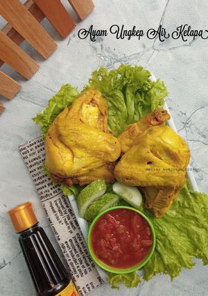 Foto resep Ayam Ungkep Air Kelapa