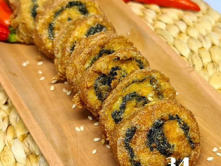 Cara Mudah Membikin Resep Sushi dengan kearifan lokal π (Rolade daun singkong) yang Lezat Anti Ribet, Bisa Manjain Lidah