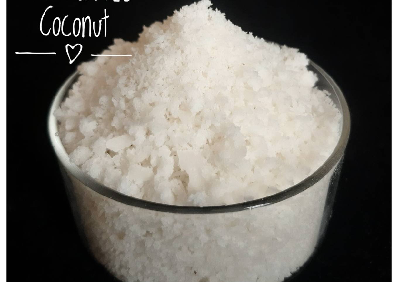 Dessicated coconut