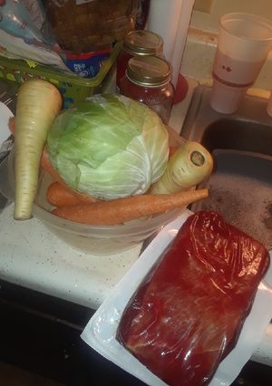 A picture of Jigg's Dinner (Ohio Style).