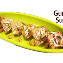 A picture of Gur papdi (Sukhadi).