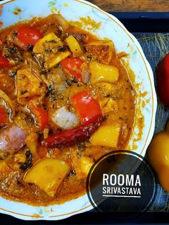 रेस्टोरेंट स्टाइल कड़ाई पनीर (Restaurant Style Kadai Paneer recipe in Hindi) रेसिपी मुख्य फोटो