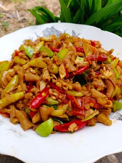 Foto resep Usus Masak Pete Pedas