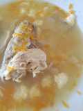 Caldo de pollo con verduras