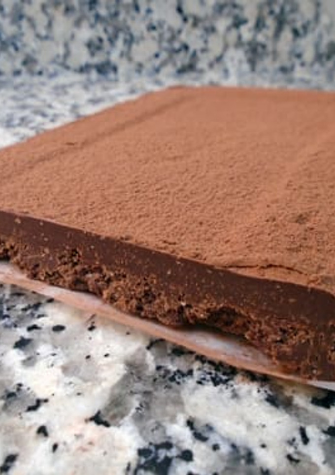 Una foto de Turrón de chocolate y tahini
