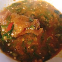 A picture of Ogbono soup.