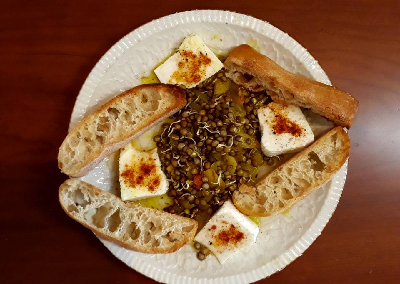 Combo de cebolla con raices y jerminados
