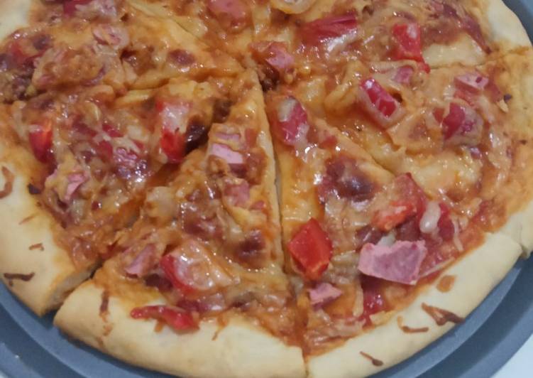 Resep Pizza 3 menit No ulen Anti Gagal
