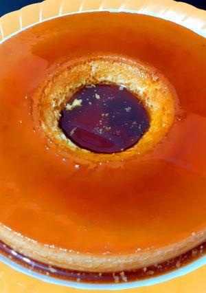 Una foto de Flan casero