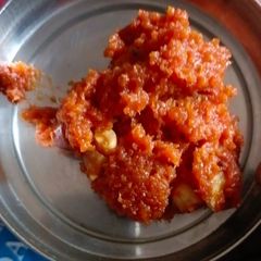 Gajar ka halwa A picture of Gajar ka halwa.