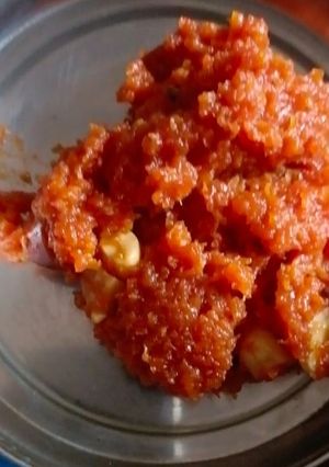 A picture of Gajar ka halwa.