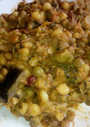 A picture of Delicious Creamy Refried Githeri.