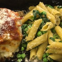 A picture of Crab artichoke & spinach rollatini.