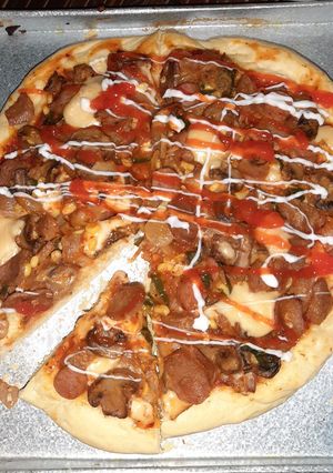 Foto resep Pizza panggang (oven) untuk pemula anti gagal