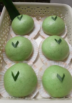 Foto resep Bakpao Pandan Santan Enak,Lembut & Gurih... ❤👍