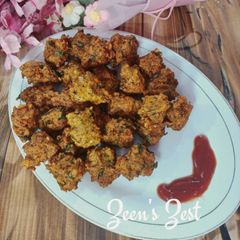 Rajma and Moong Bhajiye A picture of Rajma and Moong Bhajiye.