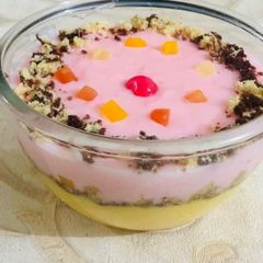 A picture of Cake in Custard.