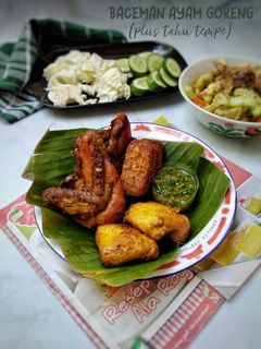 Foto resep Baceman Ayam, Tahu & Tempe
