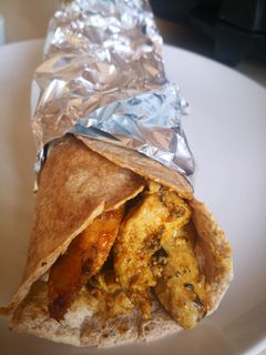 A picture of Chicken Gyro Wraps.