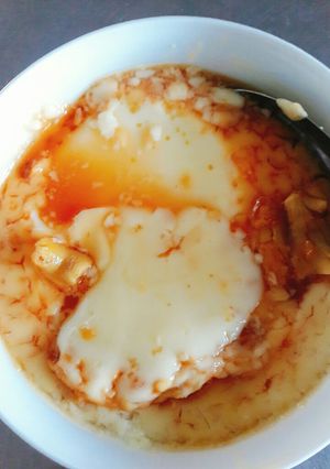 Hình của món Tàu hủ trứng.