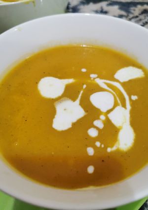 صورة لوصفة شوربة القرع