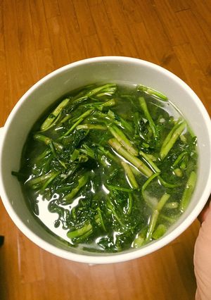 Hình của món Canh rau cần cho ngày bận bịu.