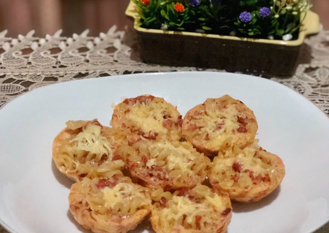 Makaroni Kornet Panggang