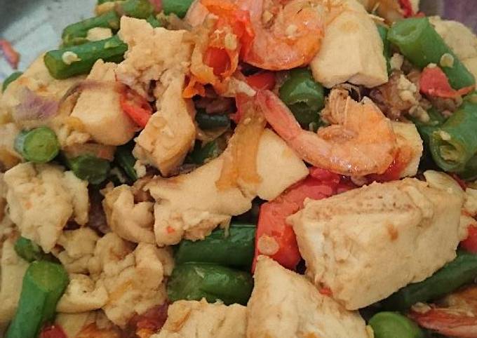 Resep Tumis buncis tahu udang yang Bisa Manjain Lidah
