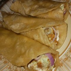 A picture of Chicken Boti Roll.