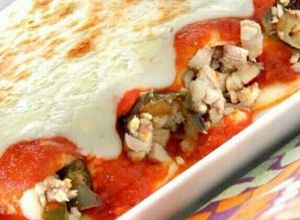 Una foto de Canelones rellenos en microondas