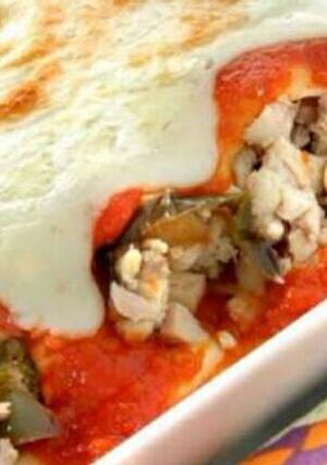 Una foto de Canelones rellenos en microondas