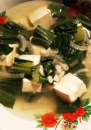 Foto resep Tahu dan pokcoy kuah