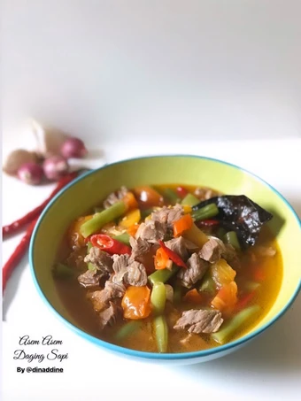 Cara Gampang Membuat Resep Asem Asem Daging Sapi Anti Ribet, Lezat Sekali