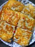 Telur dadar bawang bombay
