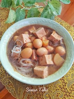 Foto resep Semur Tahu & Telur Puyuh